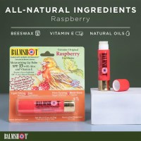 Balmshot Beeswax Lip Balm (SPF 15) - Raspberry