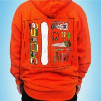 The Bomb Hole Shop Hoodie - Orange