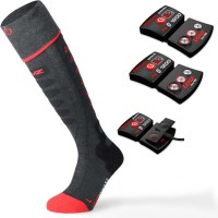 Lenz Heated Sock 5.1 Toe Cap + Lenz Lithium Pack RCB 1200 (Sock plus Battery Pack Bundle)