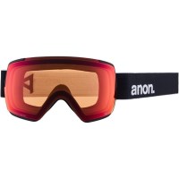 Anon M5S Toric Goggles + Bonus Lens + MFI Face Mask - Black Frame with Perceive Sunny Red & Perc Cloudy Burst Lenses (23947100003)