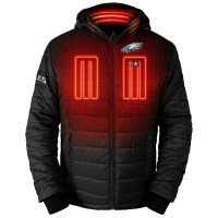 ActionHeat Men's Philadelphia Eagles 5V Puffer Battery Heated Jacket - Black