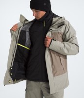 The North Face Men’s Clement Triclimate® Jacket - Clay Grey / TNF Black