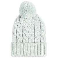 Obermeyer San Fran Pom Beanie - Girl's (Teen) - Winter Mint (24079)