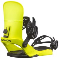 Salomon Men's EDB Snowboard Bindings - Neon Yellow