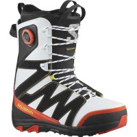 Salomon Men's X Approach Lace SJ BOA Snowboard Boots - White / Tomato