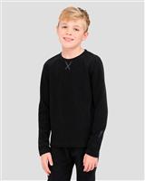 Terramar 4.0 Kids Thermafleece Expedition Weight Thermal Baselayer (2-Piece Set) - Black