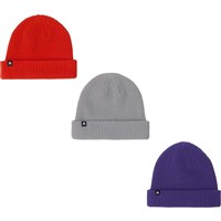 Burton Recycled DND Beanie - 3 Pack - Prism Violet / Fiesta Red / Gray Cloud