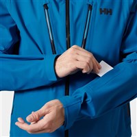 Helly Hansen Men's Alpha Long Shell Jacket - Cerulean Blue