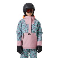 Helly Hansen Youth Ride Anorak - Pink Lavender Floral Aop