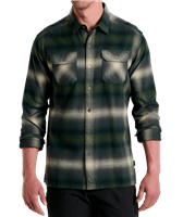 Kuhl Dillingr Flannel LS Shirt - Men's - Dark Forest