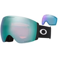 Oakley Flight Deck Pro L Matte Black Goggle - Matte Black Frame w/ Prizm Sapphire & Prizm Iced Lenses (OO7138-02)