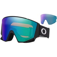 Oakley Flow M Matte Black Goggle - Matte Black Frame w/ Prizm Sapphire & Prizm Iced Lenses (OO7147-01)