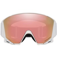 Oakley Flow M Matte Black Goggle - Matte White Frame w/ Prizm Rose Gold & Prizm Iced Lenses (OO7147-10)