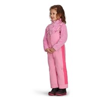 Obermeyer Girl's Snoverall Stripe Bib Pant - Ballet Pink