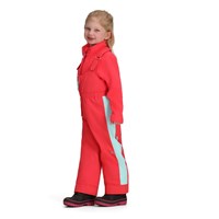 Obermeyer Girl's Snoverall Stripe Bib Pant - Tropical Pink