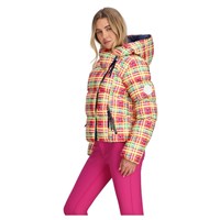 Obermeyer Women's Calypso Down Jacket - Sun Day Plaid