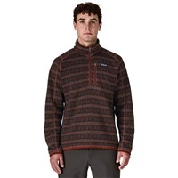 Patagonia Men's Better Sweater 1/4 Zip - Woven Together / Dried Vanilla