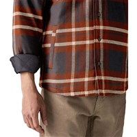 Patagonia Men's LW Insulated Fjord Flannel Shirt - Ashore / Ink Black