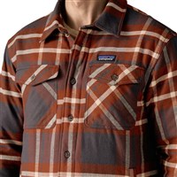 Patagonia Men's LW Insulated Fjord Flannel Shirt - Ashore / Ink Black