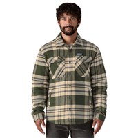 Patagonia Men's LW Insulated Fjord Flannel Shirt - Ashore / Old Growth Green