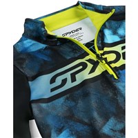 Spyder Boy's Jacobs 1/2 Zip - Cobalt Block Camo