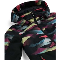 Spyder Girl's Conquer Jacket - Multi Mountain Print