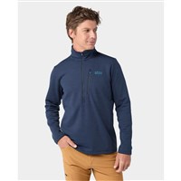 Stio Men's Glide Power Stretch Half Zip - Mountain Shadow Heather