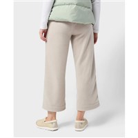 Stio Women's Turpin Fleece Wide Crop Pant - Atmosphere Heather