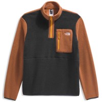 The North Face Men's Yumiori 1/4 Zip - Asphalt Grey / Burnt Umber / Summit Gold