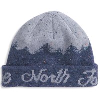 The North Face Cabin Mountainscape Beanie - Lunar Blue / Blue Flax