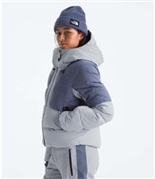The North Face Women's Cold Spell Cropped Down Jacket - Blue Flax / Twilight Galaxy