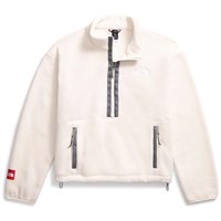 The North Face Women's Fleeski 1/4 Zip Pullover - White Dune