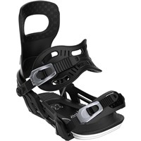Bent Metal Joint Snowboard Bindings - Black