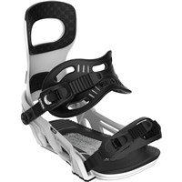 Bent Metal Joint Snowboard Bindings - White