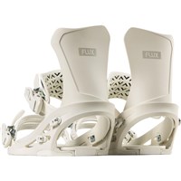 Flux Men's DS Snowboard Bindings - Off White