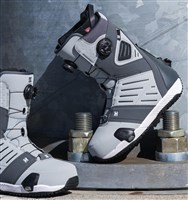 DC Men's Judge Step On Double Boa Snowboard Boots - Dark Grey / Grey