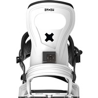 Bent Metal Joint Snowboard Bindings - White