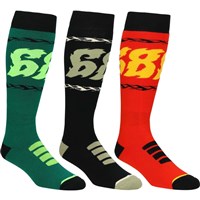 686 Men's Flame Sock - 3 Pack