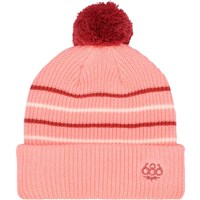686 Youth Pom Beanie - Geranium Pink