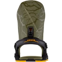 Arbor Men's Hemlock Snowboard Bindings - Military Black