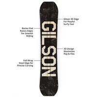 Gilson Men's Duel Flat To Rocker Snowboard