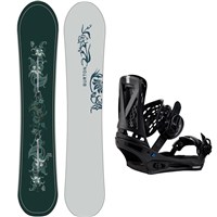 Men's Burton Counterbalance Snowboard + Genesis Re:Flex Snowboard Bindings Package