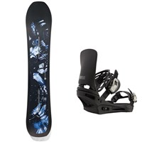 Men's Burton Cartographer Snowboard + Cartel Re:Flex Snowboard Bindings Pacakge