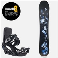 Men's Burton Cartographer Snowboard + Cartel Re:Flex Snowboard Bindings Pacakge
