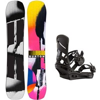 Women's Burton Rewind Snowboard + Burton Mission Re:Flex Bindings Package