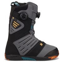 DC Men's Judge Double Boa Snowboard Boots - Grey / Tan / Teal