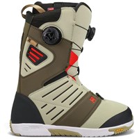 DC Men's Judge Double Boa Snowboard Boots - Taupe / Grey / Org