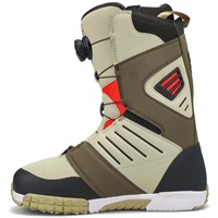 DC Men's Judge Double Boa Snowboard Boots - Taupe / Grey / Org