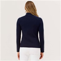 Krimson Klover Women's Slalom Zip Neck - Navy