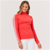 Krimson Klover Women's Slalom Zip Neck - Radiant Red